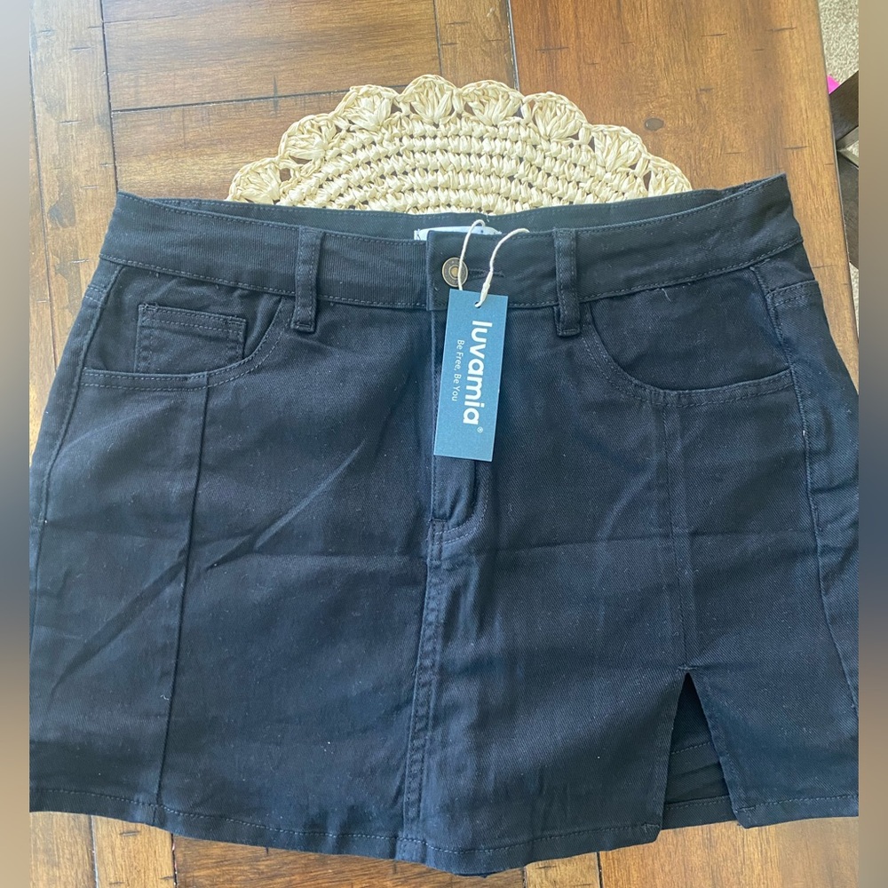 Women's Black Skort